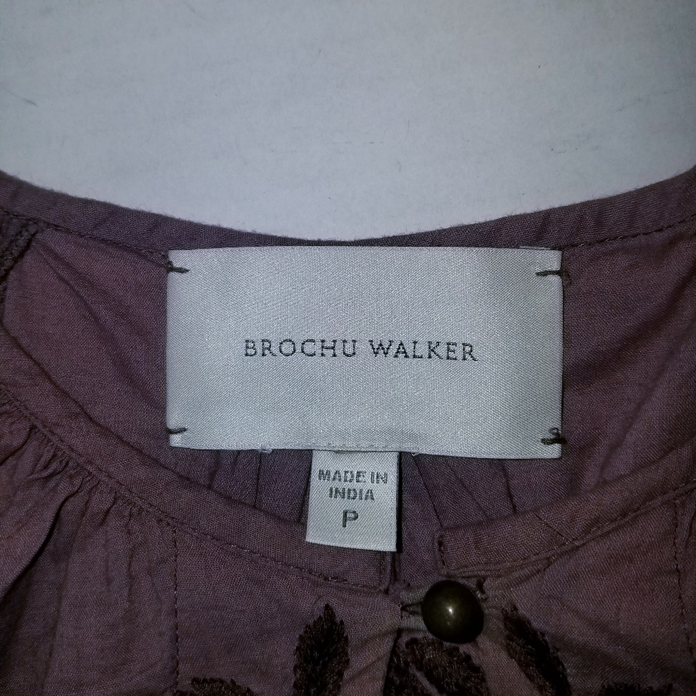 NEW Brochu Walker | Embroidery Boho Top,‎ size P - Picture 9 of 10